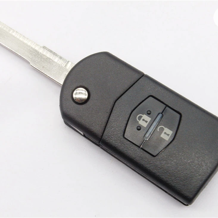 2 Button 433 MHZ 4D63 Chip 80bit Car Flip Remote Key for M2 Demio M3 Axela M5 Premacy M6 Atenza