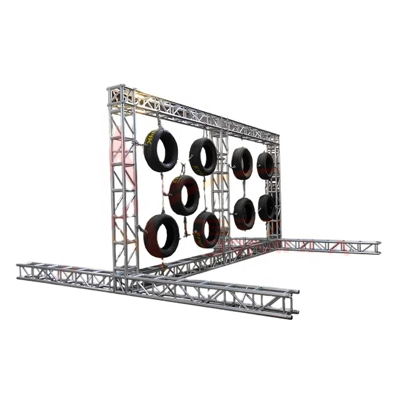 Epik Large outdoor sports venues ninja warrior gym Fitness equipment Adult Tyre Wall Obstacle Course Equipment