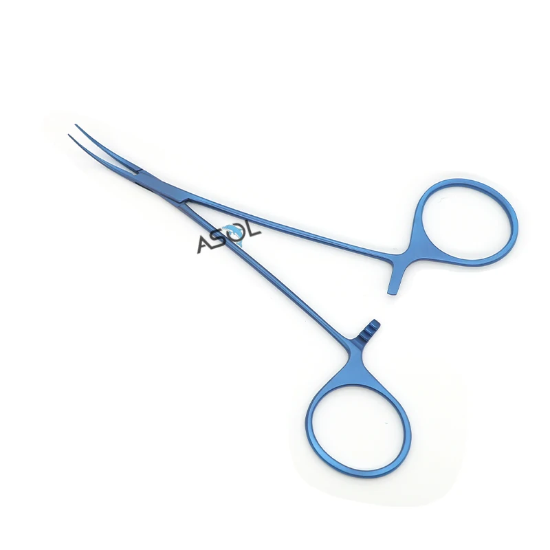High quality titanium alloy surgical hemostat Mosquito curved straight forceps  surgical instruments