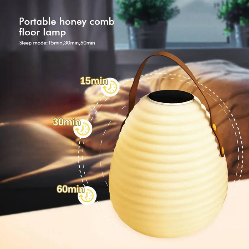 New Design Portable Camping Lamp Screw Thread Charging Hanging Lamps Emergency Lighting Bright Camping Tent Night Lights