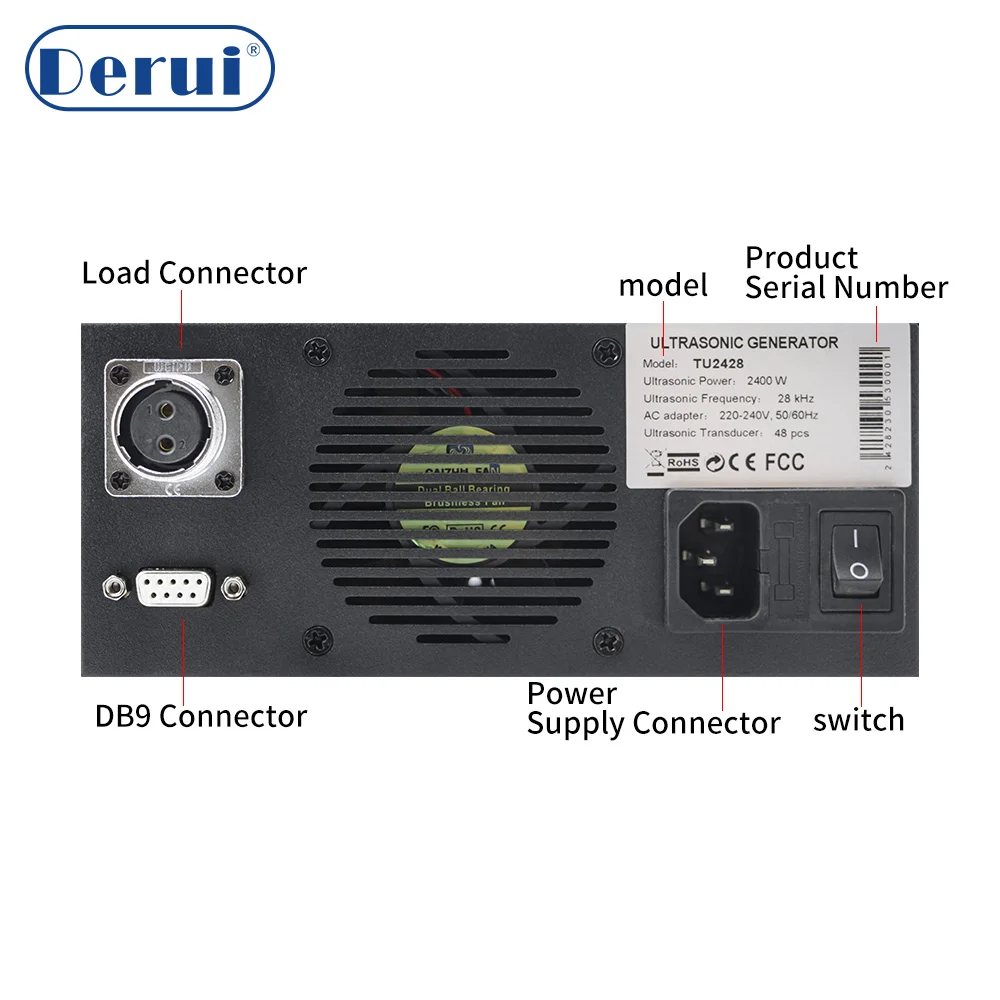 20KHz to 40KHz multifunctional adjustable function ultrasonic generator can be configured with immersed ultrasonic transducer