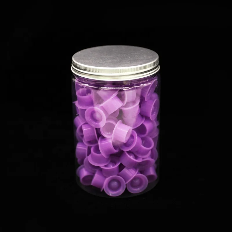 Wholesale Tattoo Ink Accessories Single Packing Foot Grade Silicone Tattoo Ink Trays Tattoo Ink Cups