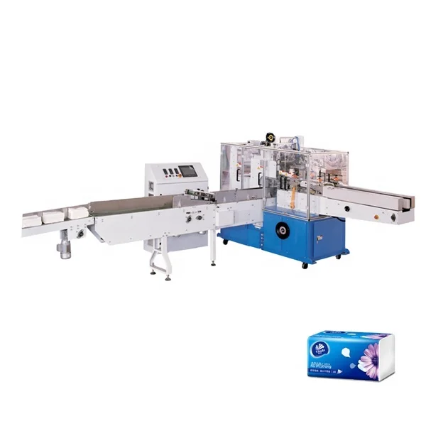 Manufacturing Full-auto High Speed Facial/Napkin folder tissue Soft Drawing Paper  Packaging Machine  for small business ideas
