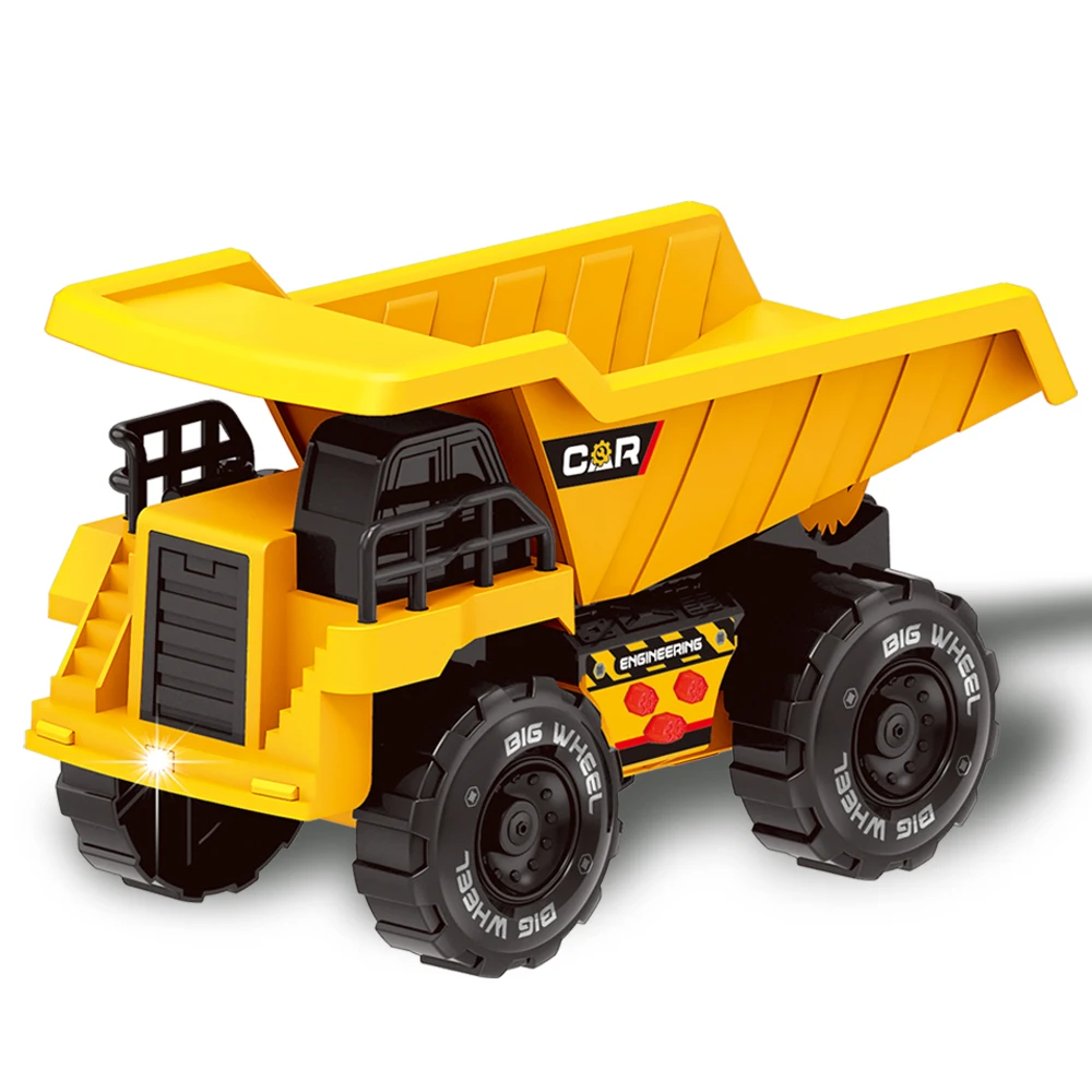 
2020 New 8 Inch Construction Vehicles Toys (Dump/Excavator/Bulldozer ) Friction Plastic Toy Car For Kids 