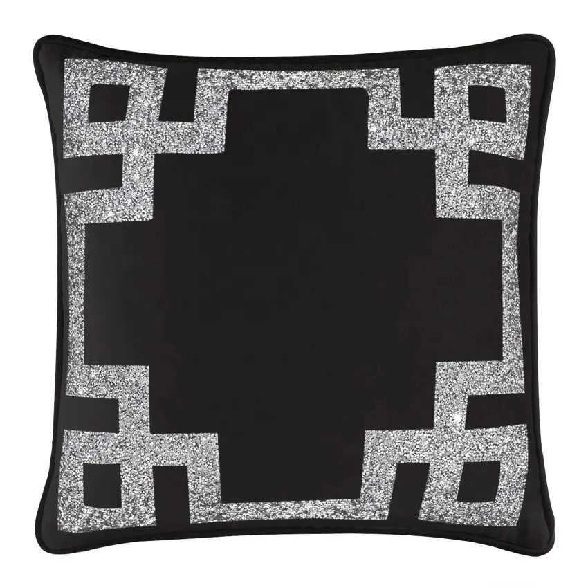 custom pillow case Wholesale simple pillow living room sofa cushion rhinestone wedding sublimation pillow cases