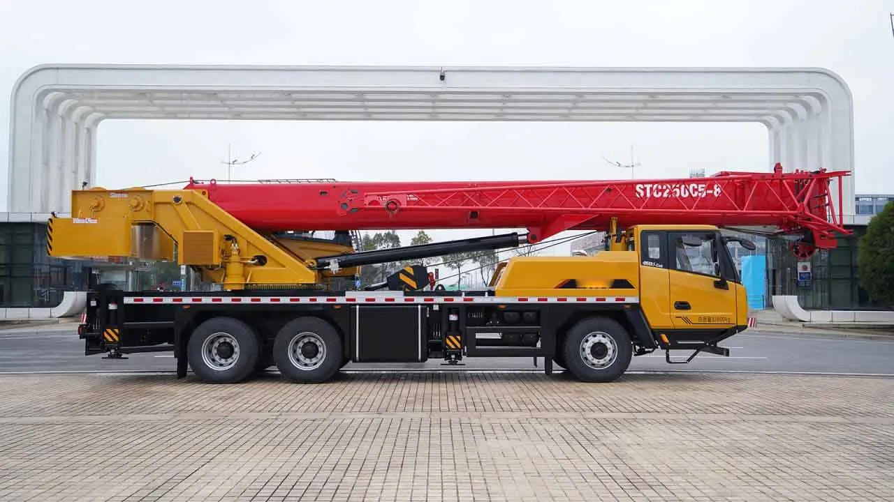 SAN 25Tons 230kw 51M STC250C5-8 Truck Crane Mobile Truck 2024 Newly Upgraded from China Top Factory