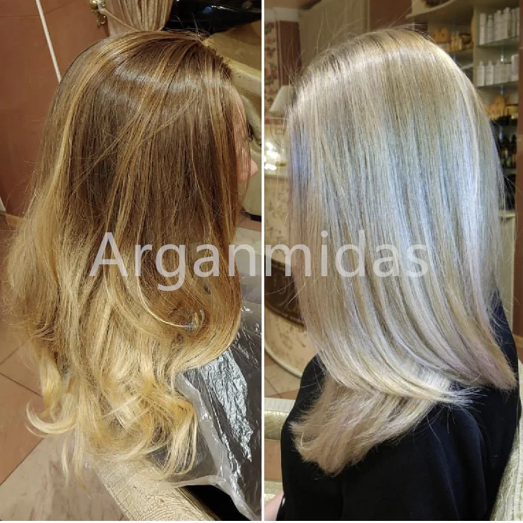 Sulphate Free Shimmer Light Violet Sliver Dyeing Toner Toning Private Label No Yellow Purple Shampoo For Blonde Hair