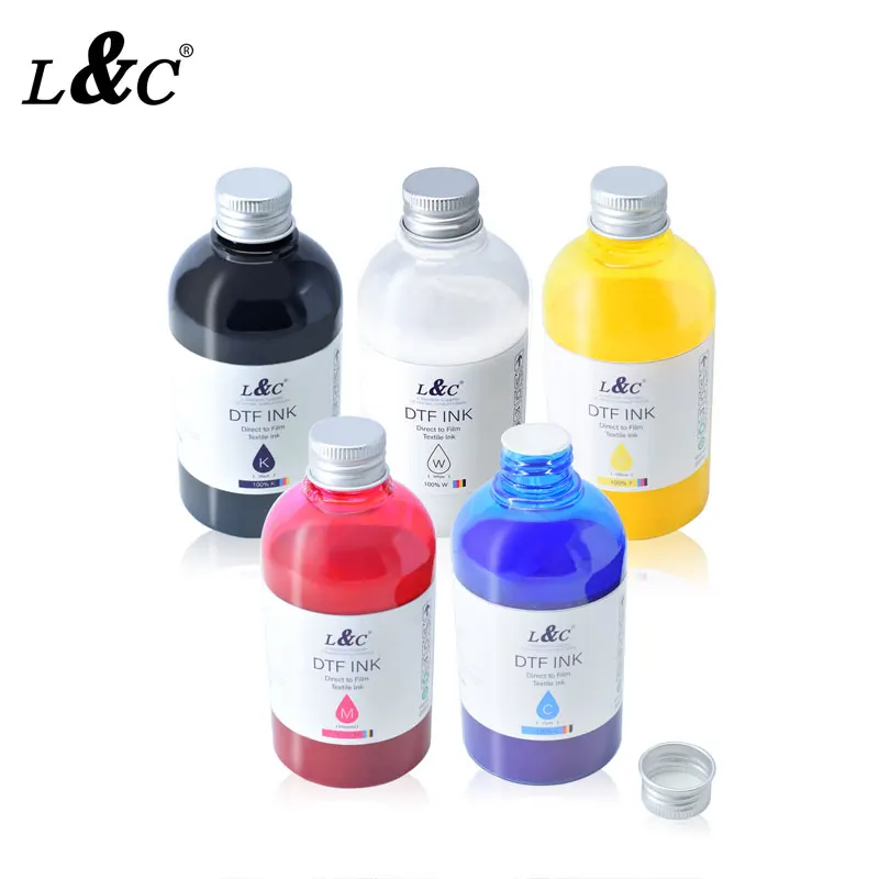 L&C Wholesale Oem Price heat transfers ink printing dtf Magenta cyan dtf ink for epson L 1800 1400 xp 600 DX7