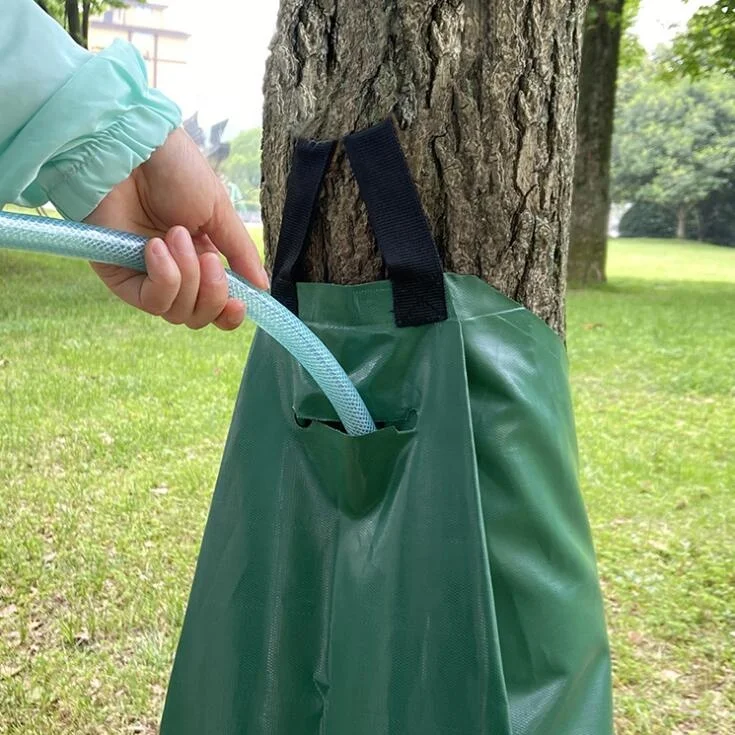 Пакеты для полива деревьев многоразовые сверхмощные мешки воды медленного орошения ПВХ мешок капельного 20 галлонов