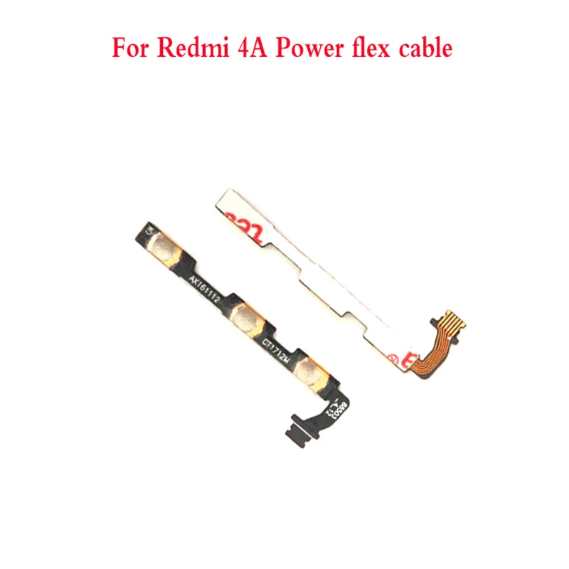 Mobile Phone parts Power Flex Cable for xiaomi for Redmi 7/7 PRO/NOTE 4/NOTE 4X on off Volume Button Key Flex Cable replacement