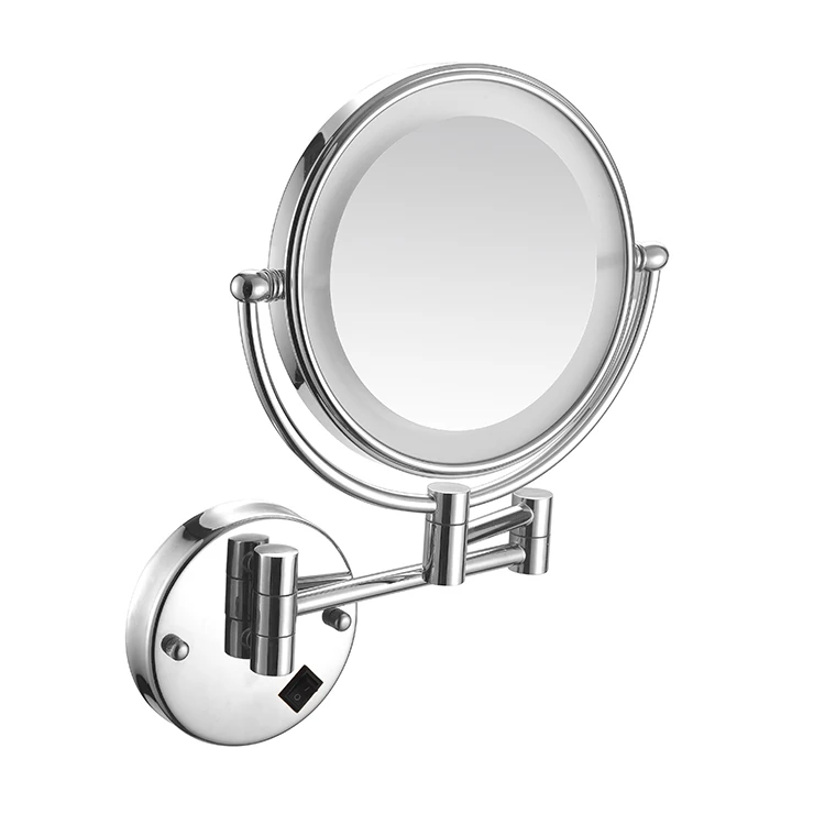 KAIIY LED Mirror China Supplier Modern Stainless Steel Wall Mounted Bathroom Accessories Bath Mirror