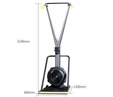 Cardio gym fitness simulator skiing machine skiing trainer commercial revolving ski machine