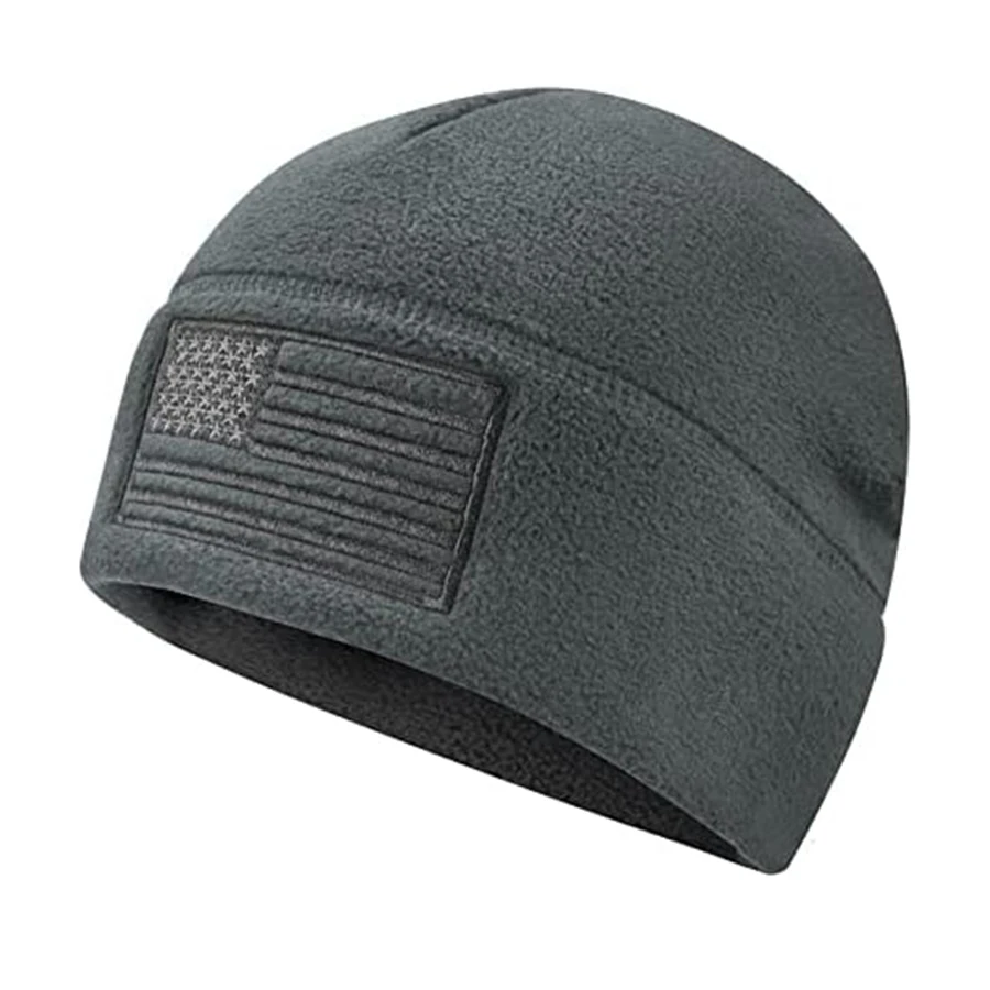 American Flag Fleece Watch hat USA Multi-Season Tactical Beanie Winter Warm hat