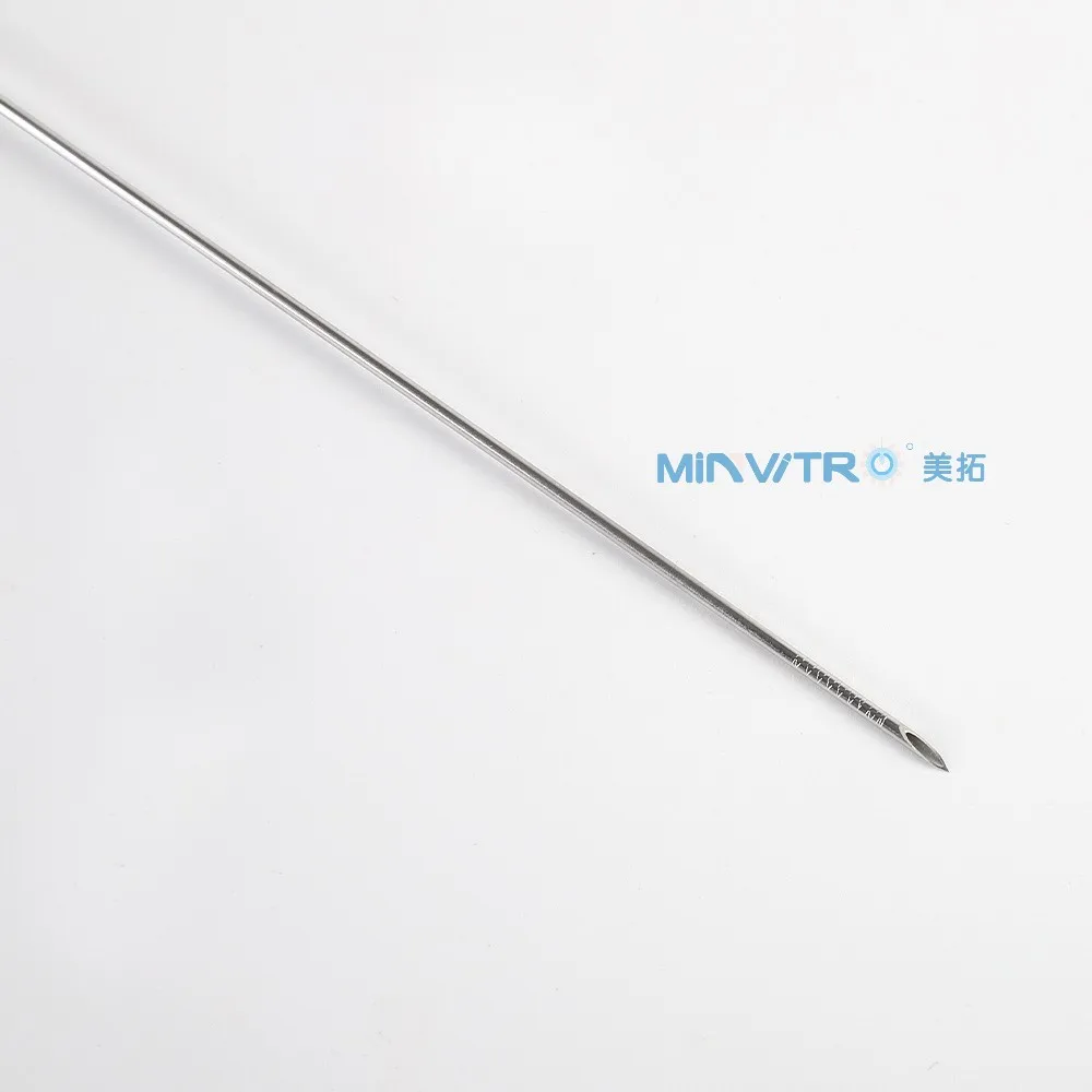 
Medical Polymer Mater Double Lumen Oocyte Pick-up Needle Aspiration puncture Single Lumen Needle:16G, 17G, 18G,19G IVF products 