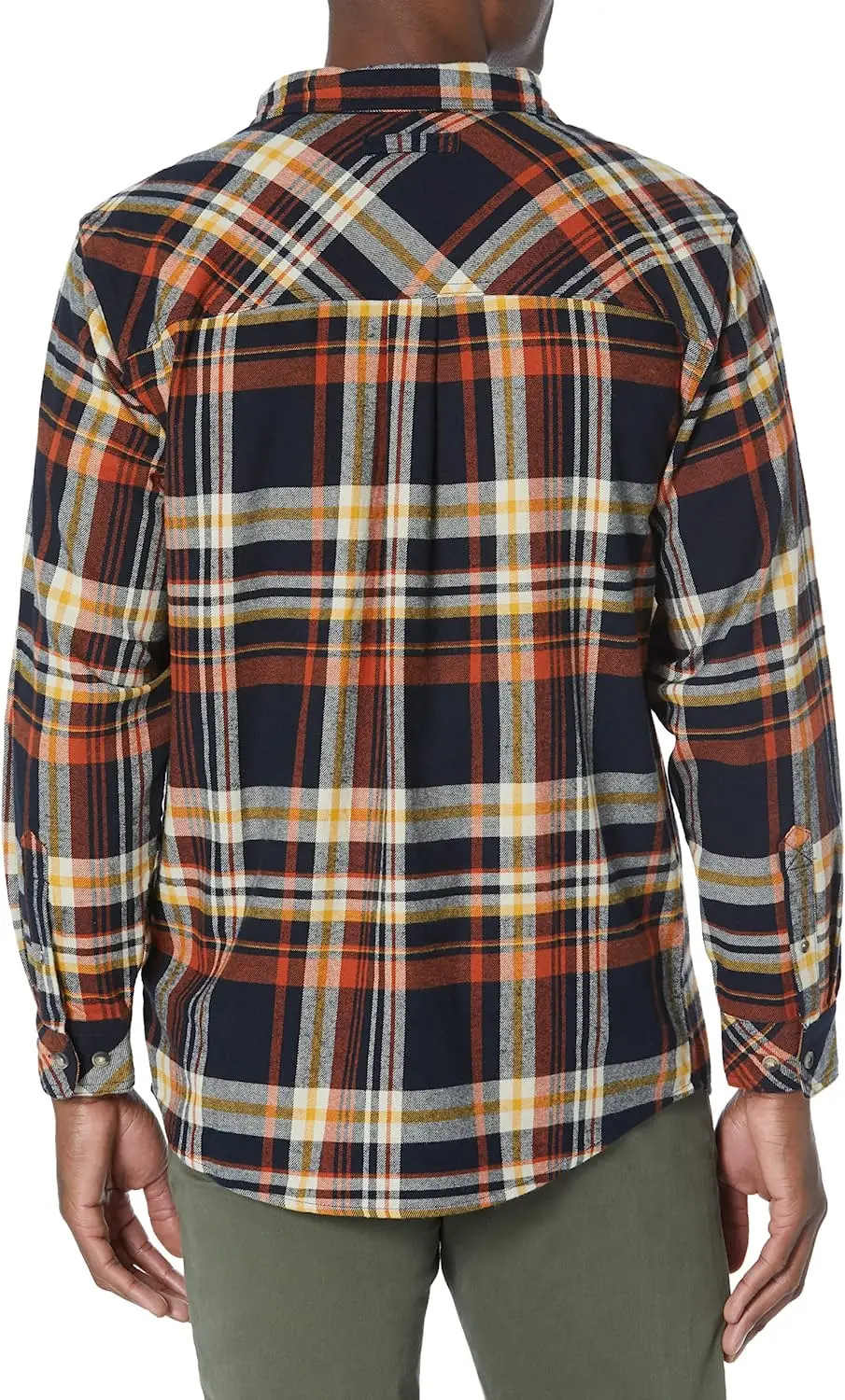 Мужская Фланелевая рубашка в клетку, теплая флисовая Повседневная рубашка с длинными рукавами и флисовой подкладкой