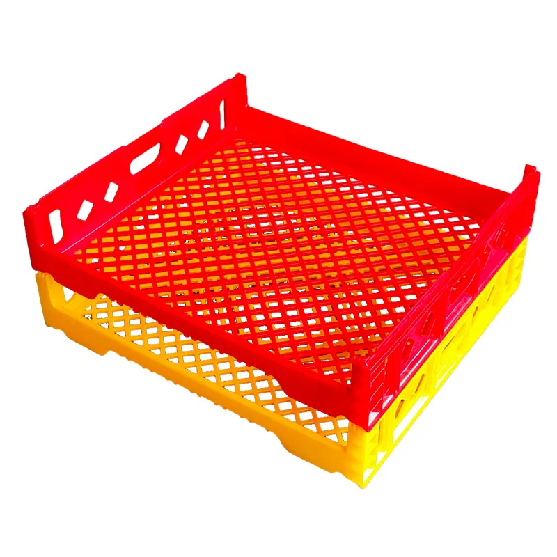 Plastic HDPE Used Food Grade Stackable Moving Crate foldable small Plastic Transport Stackable Storage Crate For Bread