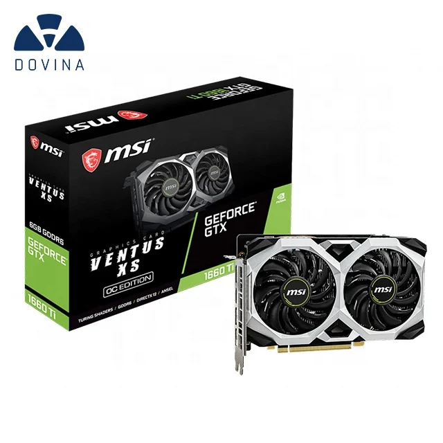 High Quality Cheap Price 192-bit MSI GTX 1660 Ti VEN XS 6G OC Graphics Card 1660 super