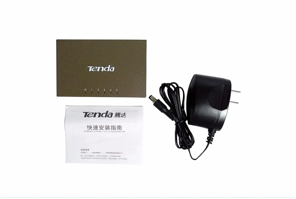 Tenda TEG1005D 5-разъемное зарядное usb-устройство для 1000M Gigabit Ethernet-коммутатор 10/100/1000 Мбит Ethernet сетевые коммутаторы концентратор LAN полный duple Auto