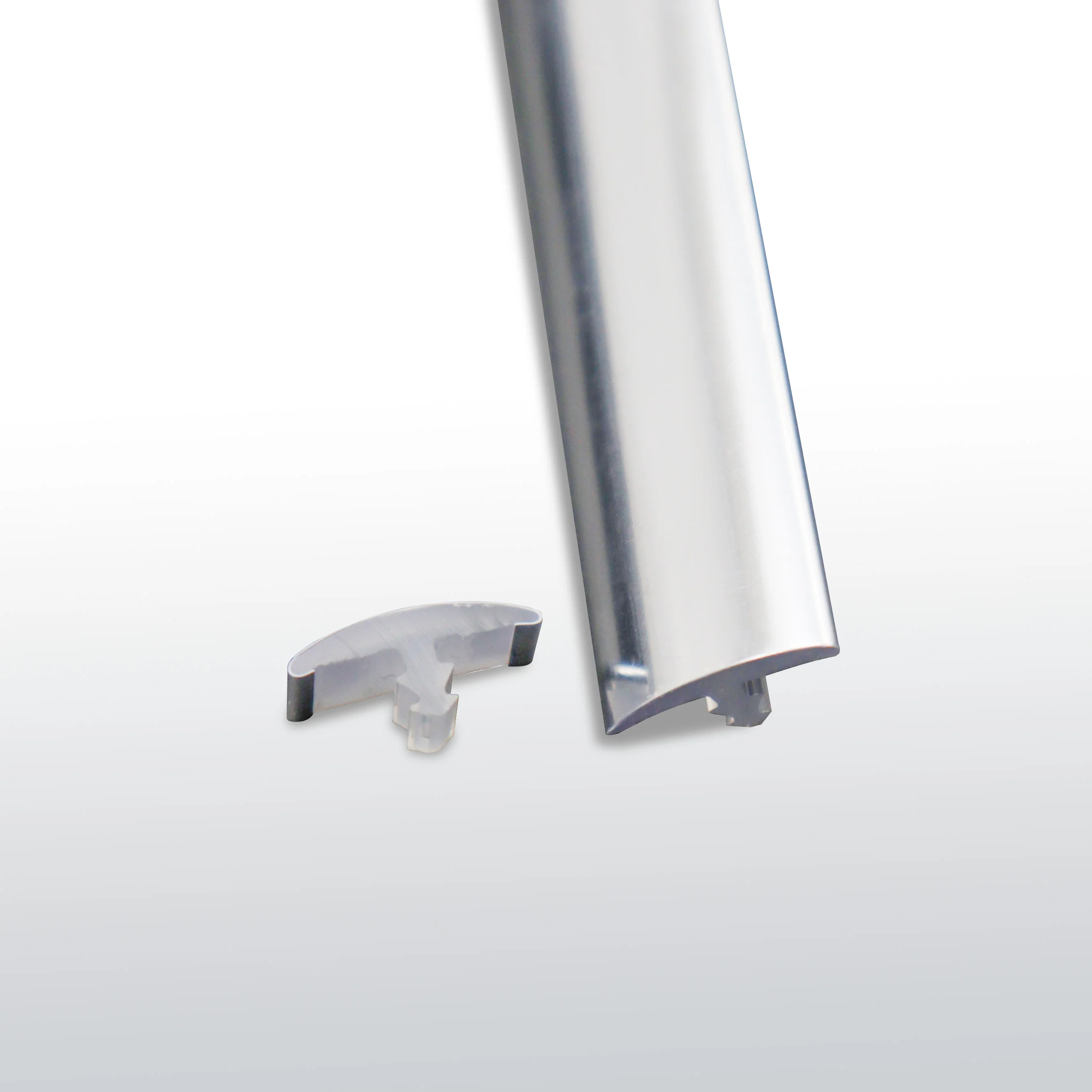 MH high gloss 5/8 & 3/4 inch silver T molding for Small Projects, Arcade Machines and Tables