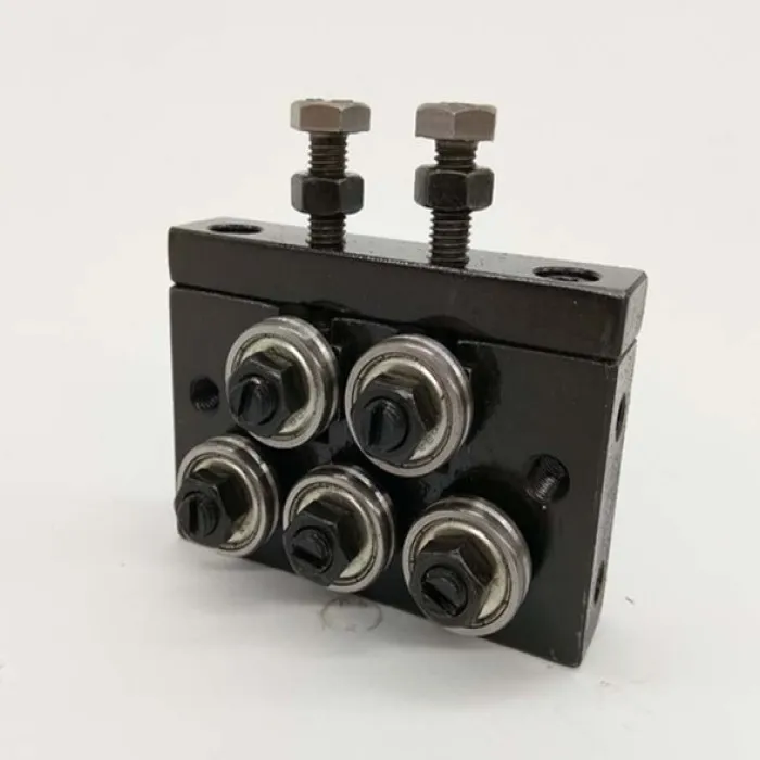 QIPANG wire straightening rollers metal straightening machinery  tube straightening machine wire straightening tool 5 rollers