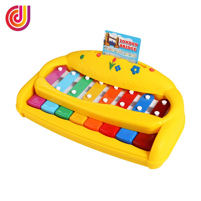 
Deats brand Good quality kids musical enlightenment xylophone toy piano with chromatic metal keys percussion instrument 