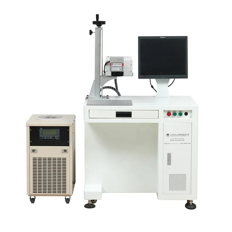 3w uv laser marking machine 5w for plastic silicon rubber glass phone charger USB cable PP ABS PET