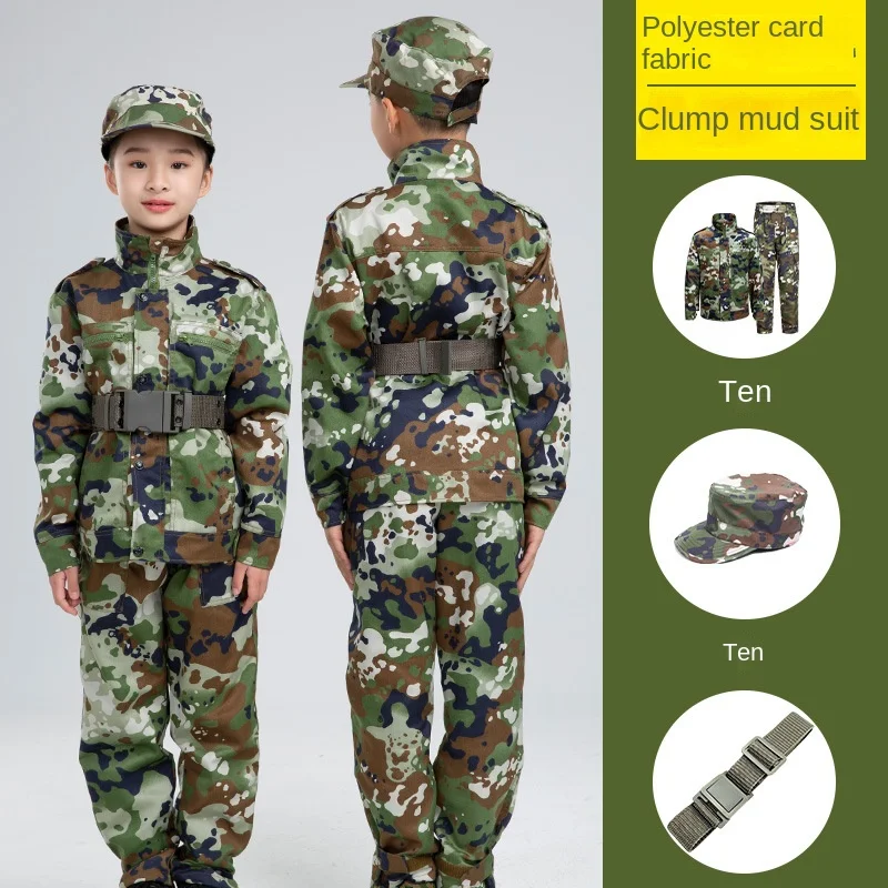 Camouflage Hunting Clothes Hiking Set Men Camo Training Clothing Camping Uniform Suit