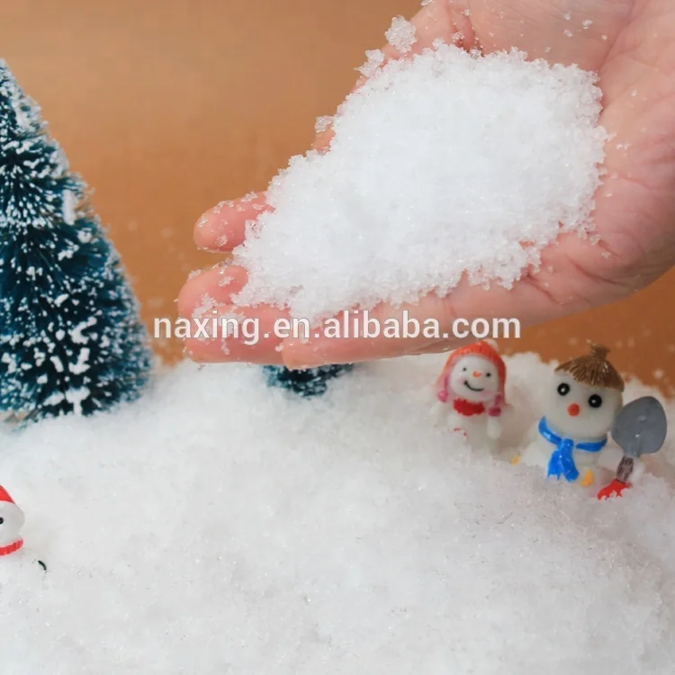 Manufacturer Instant Snow Powder Artifical Snow Fak e Snow For Indoor Decoration