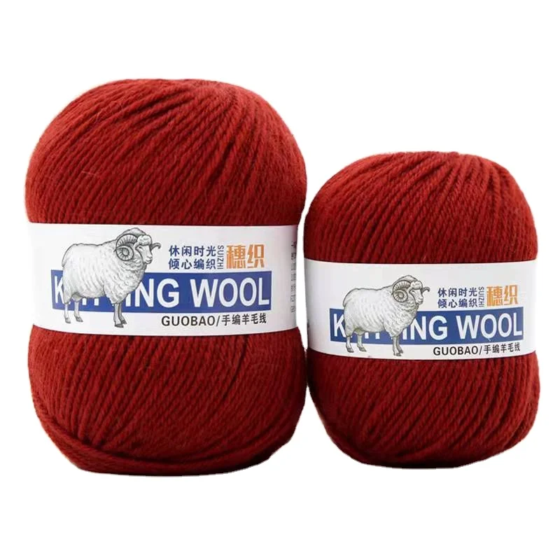 Factory wholesale various colors 290 new zealand merino pure wool 2ply 4ply 6ply scarf hat knitting  embroidery tufting yarn