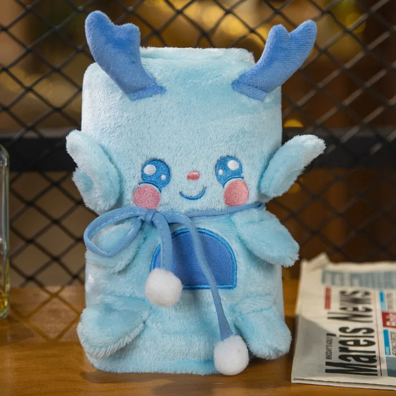 Low Price Cute 3D embroidered flamingo Cartoon Animal Baby Blanket Knitted Cheap Napping Blanket Flannel Coral Fleece Blanket