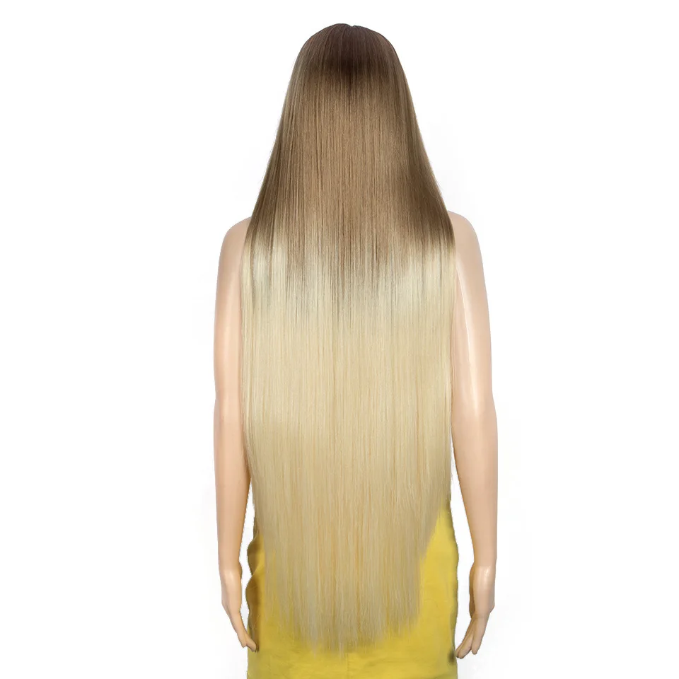 2024 Hot Sale Girl Wig Hair Long Lace Wigs Black Multicolor Hair Synthetic Wigs for Black Women