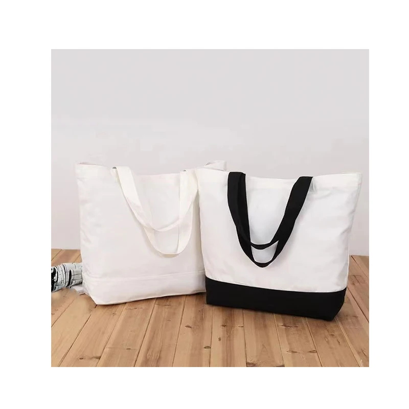 wholesale fair trade cotton bags canvas private label heavy duty tote bag canvas with pockets