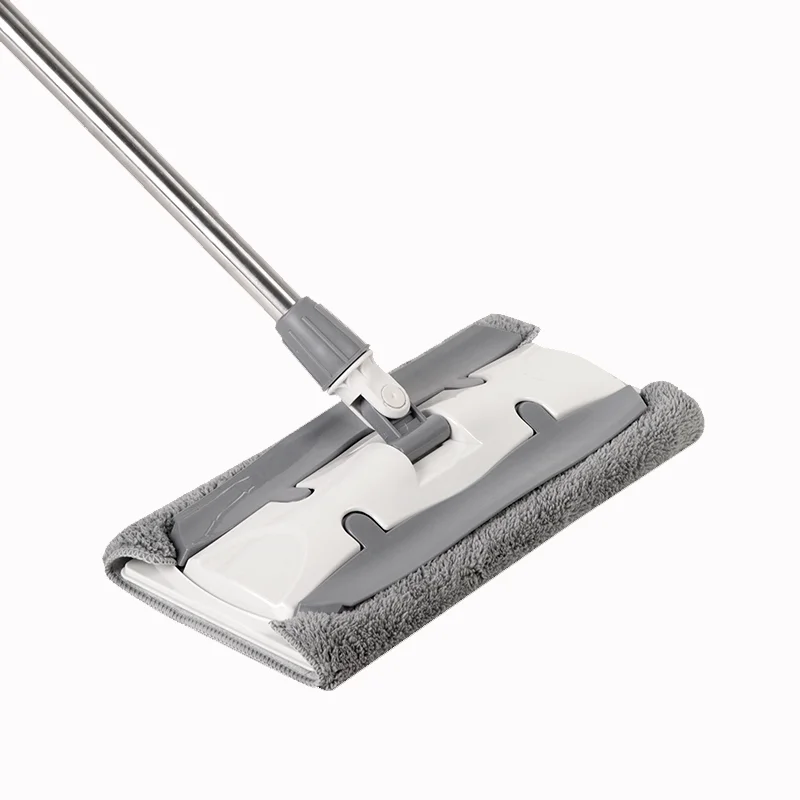 Flat Microfiber Big Mop of Household Wood Floor Dry Wet Dual Use Large Area One Drags Artifact