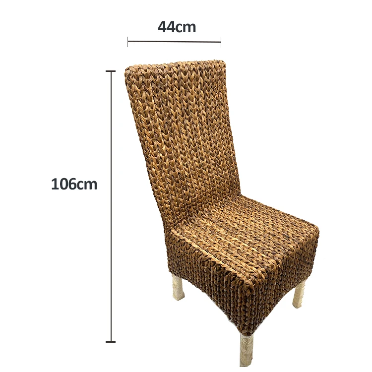 
Handmade waving furniture bamboo look furniture bistro chairs 