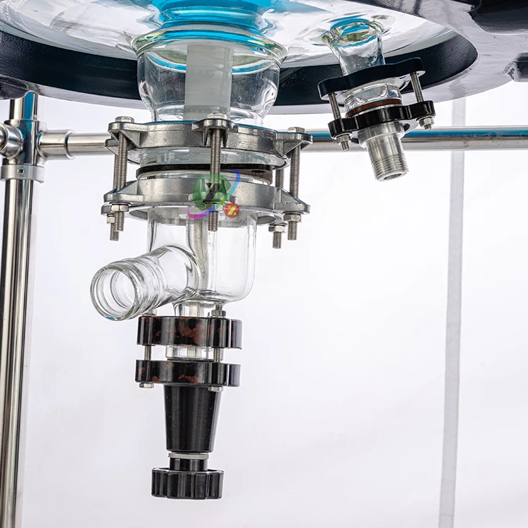 HEB-100L 100L химический усовершенствованная, от взрыва, покрытый кожухом стеклянный реактор покрытый кожухом