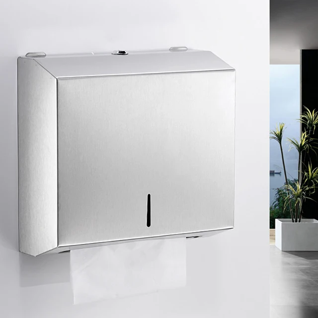 Top  Popular Wet Paper Dispenser/Paper Towel Dispenser Tissue Box/stainless Steel Tissue Box
