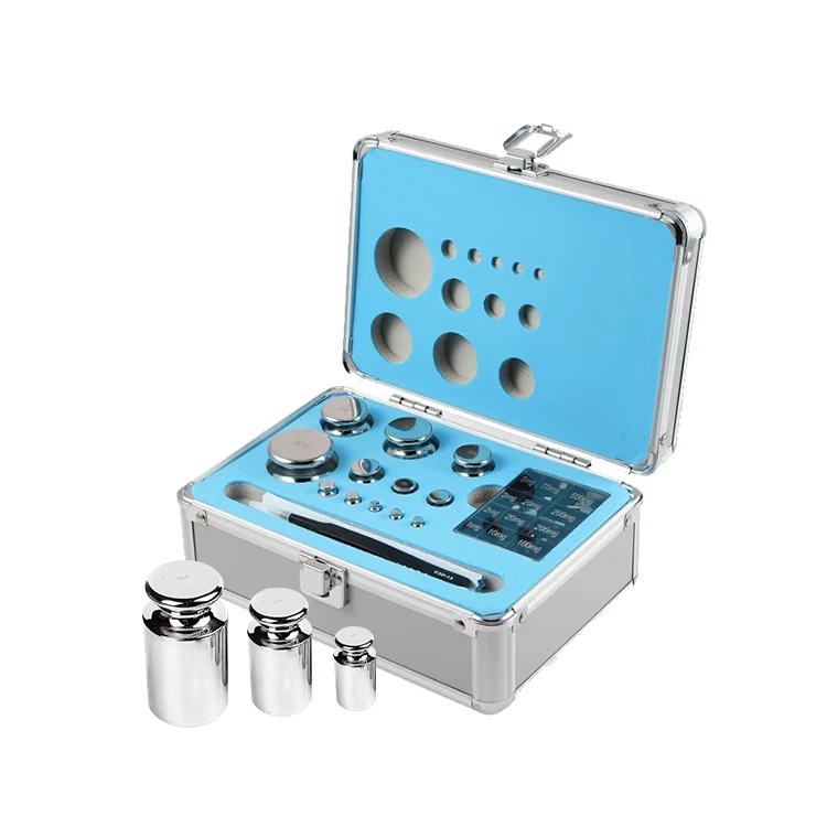 Stainless Steel Gram Calibration Weight, Standard Weight Set 1mg-100g E2 E1, F1 F2 M1 Class Calibration Weights