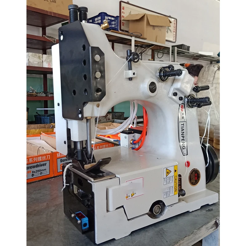 Factory Made Professional Thread Winding Stitch Overlock Plastic Woven Bags And Burlap Bags High Speed Automatic Sewing Machine
