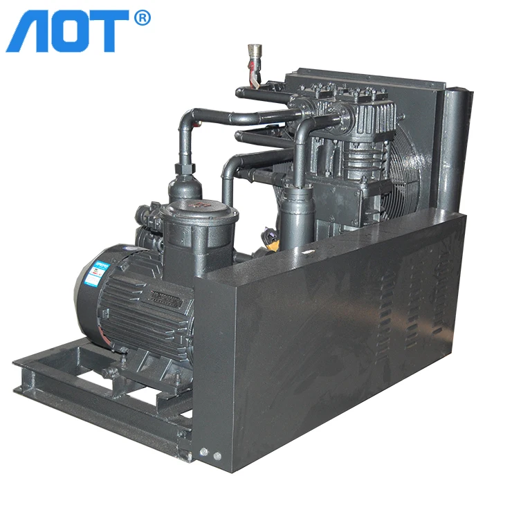New 380V AC Power Lubricated Piston Air Compressor 37KW Natural Gas Compressor with 25bar Working Pressure Oil Lubrication Style