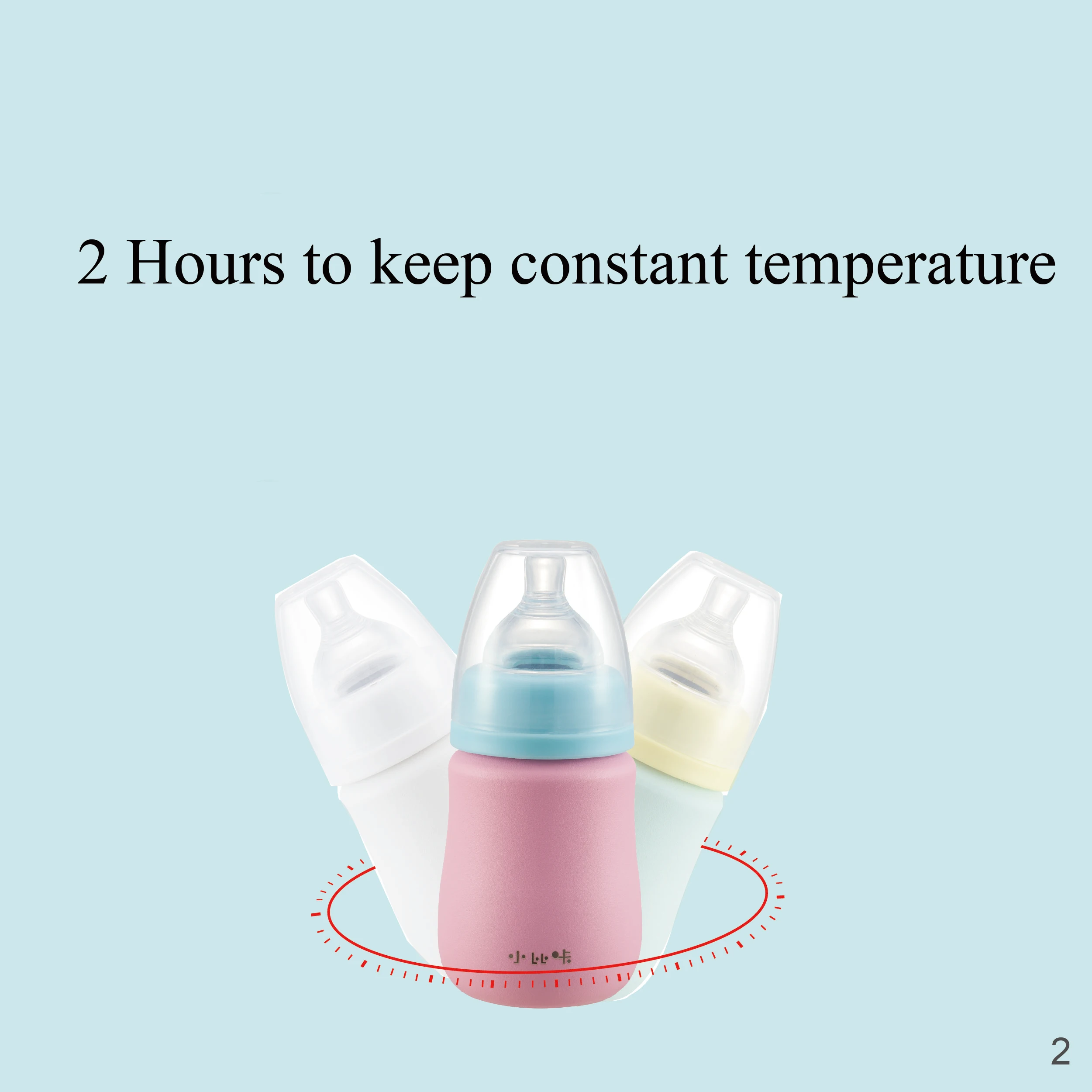 Pinka индивидуальная 160 мл 316 нержавеющая сталь вакуумная Изолированная бутылочка для кормления младенцев