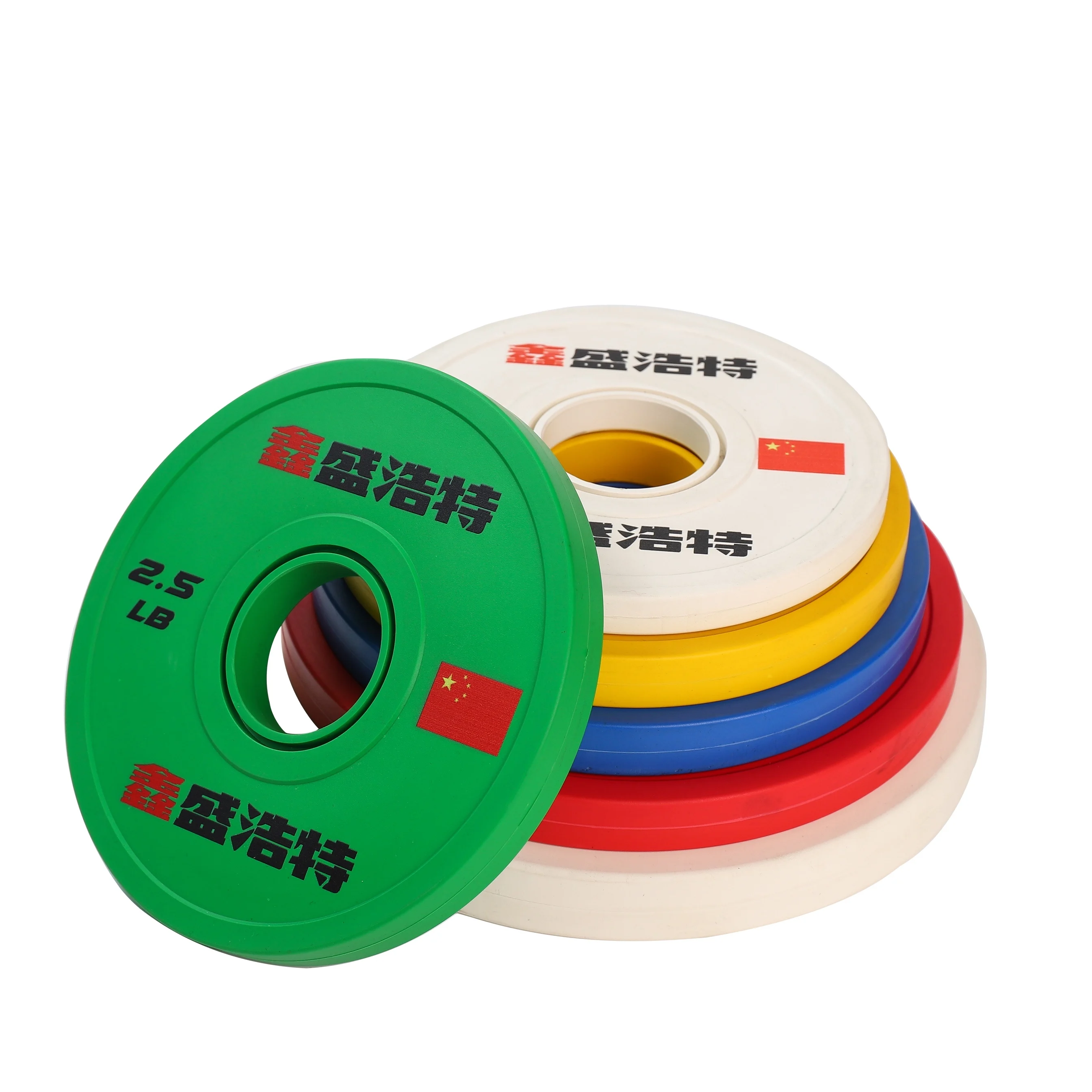 Fractional Plate Colorful Virgin Rubber Bumper Plate 1.25Lb 2.5LB 5LB 10LB