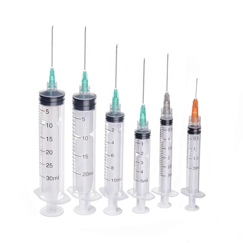 Hot Sale In China Disposable Syringe Luer Slip Or Luer Lock Tip With Needle