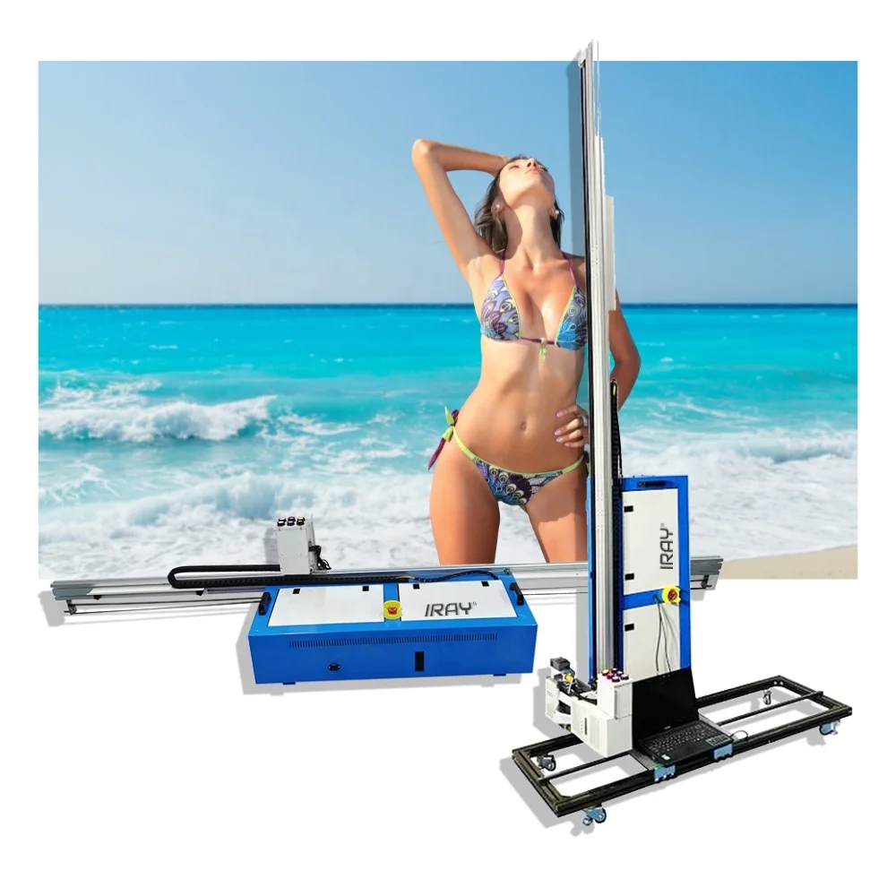 Wholesale price 3D UV AI ground inkjet printer car parking lot painting machine for glass surface