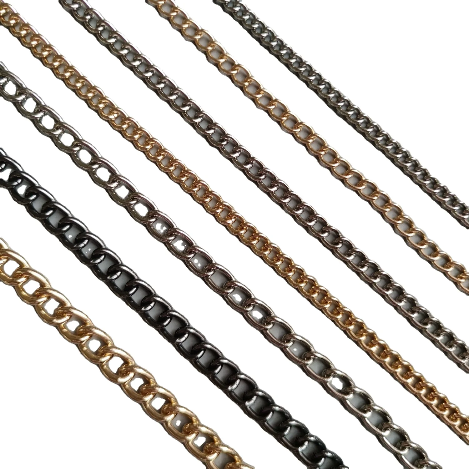 Легкие тяжелые алюминиевые Модные металлические цепочки для мужчин