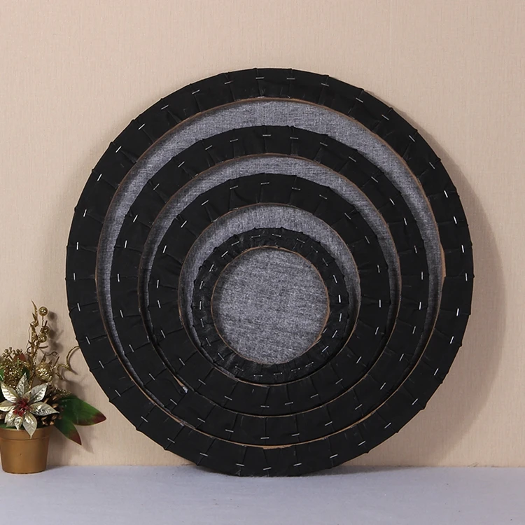 
Customized circular stretched artist canvas painting canvas inkjet printing 