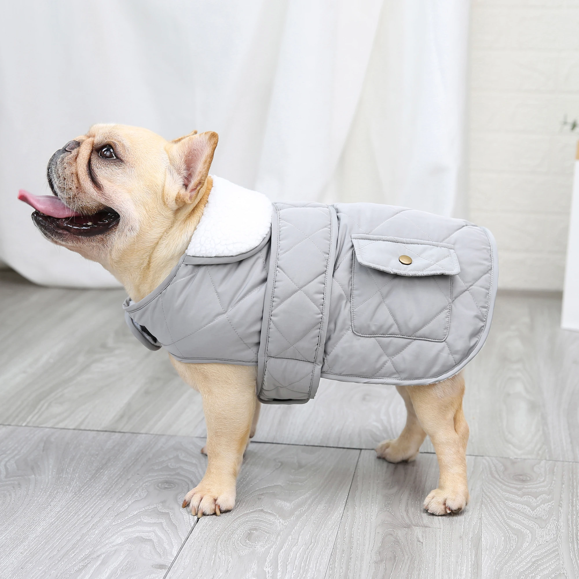 Extra Thick Wool&Cotton Soft Dog Coat Dog Clothes Pet Apparel Custom