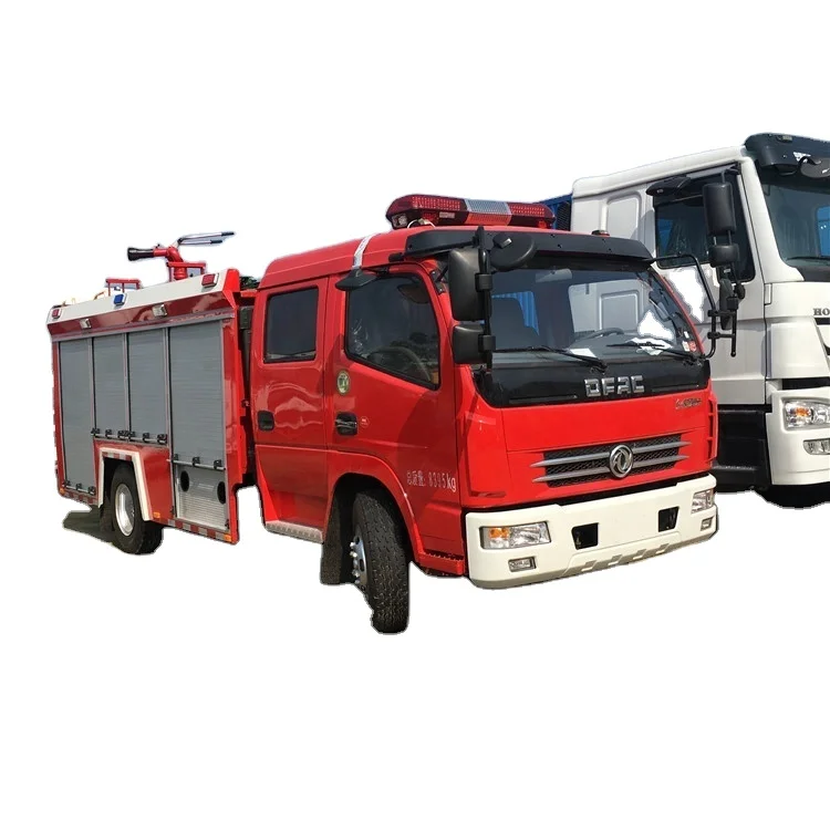 Flat head 3000 liters fire fighting water truck for sale