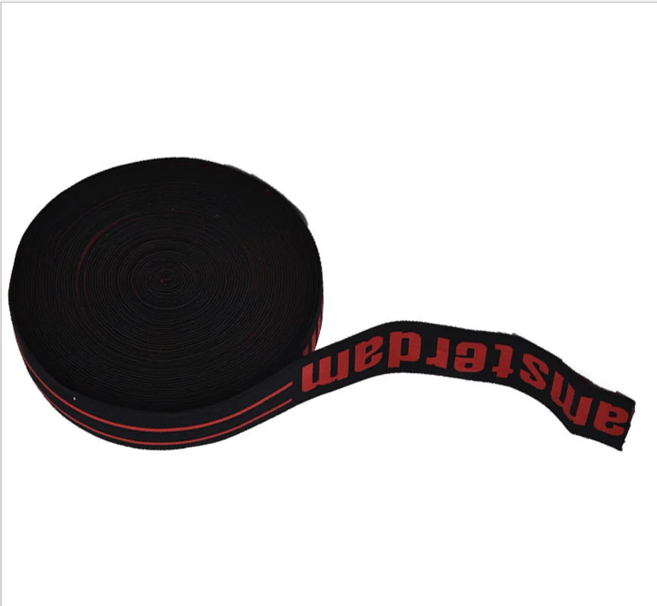 
 Пользовательская 50 мм Оптовая Продажа эластичная лента белого и черного цвета эластичная лента для мебели  