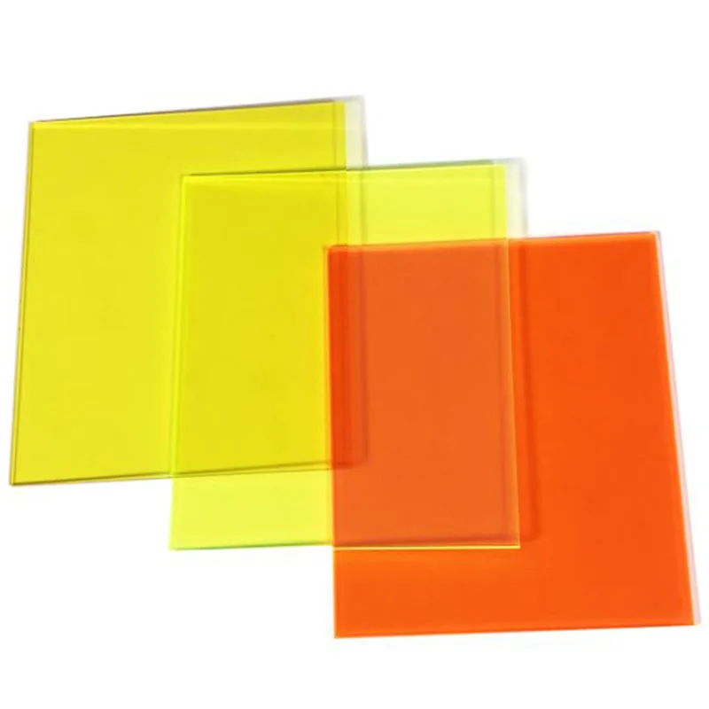 customized Self-luminous 3 5 8 mm fluorescent acrylic sheet board photoluminescent shine/glow in the dark acrylic sheet