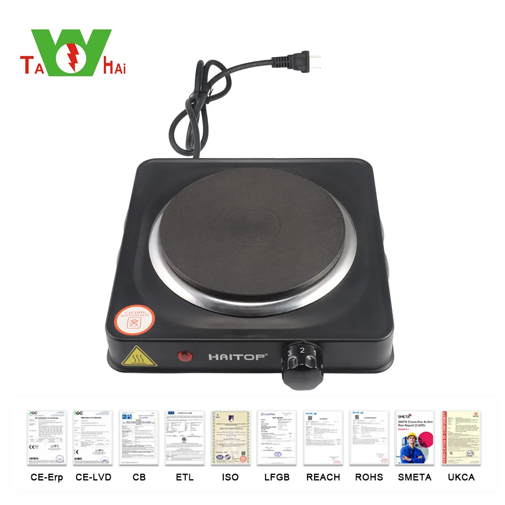 Cook top electric stove  mini single hot plate 1000w electric cooking stove